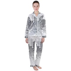 Division A Collection Of Science Fiction Fairytale Satin Long Sleeve Pyjamas Set by Sudhe