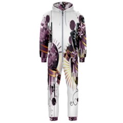 Nightclub Disco Ball Dj Dance Speaker Hooded Jumpsuit (men)  by Sudhe