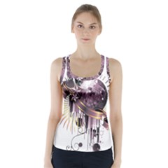 Nightclub Disco Ball Dj Dance Speaker Racer Back Sports Top by Sudhe