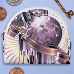 Nightclub Disco Ball Dj Dance Speaker Horseshoe Style Canvas Pouch