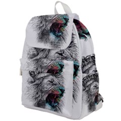 Lion King Head Top Flap Backpack