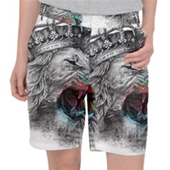 Lion King Head Pocket Shorts by Sudhe