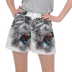 Lion King Head Stretch Ripstop Shorts