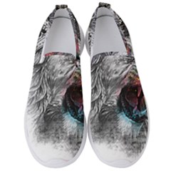 Lion King Head Men s Slip On Sneakers