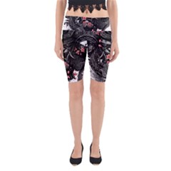 Sleeve Tattoo  Samurai Yoga Cropped Leggings by Sudhe