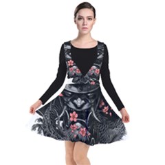 Sleeve Tattoo  Samurai Plunge Pinafore Dress