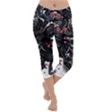 Sleeve Tattoo  Samurai Lightweight Velour Capri Yoga Leggings View1