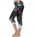 Sleeve Tattoo  Samurai Lightweight Velour Capri Yoga Leggings View2