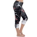 Sleeve Tattoo  Samurai Lightweight Velour Capri Yoga Leggings View3