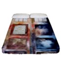 Tardis Doctor Who Transparent Fitted Sheet (Queen Size) View1