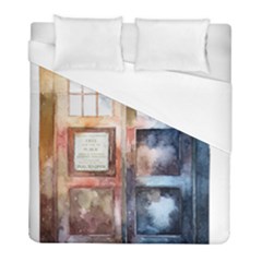 Tardis Doctor Who Transparent Duvet Cover (full/ Double Size)