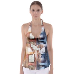 Tardis Doctor Who Transparent Babydoll Tankini Top by Sudhe