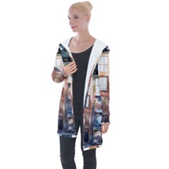 Tardis Doctor Who Transparent Longline Hooded Cardigan