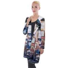 Tardis Doctor Who Transparent Hooded Pocket Cardigan by Sudhe