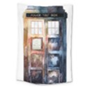 Tardis Doctor Who Transparent Large Tapestry View1