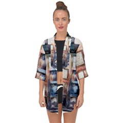 Tardis Doctor Who Transparent Open Front Chiffon Kimono by Sudhe