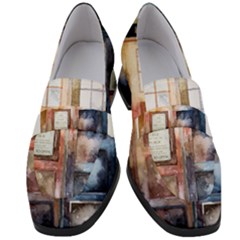 Tardis Doctor Who Transparent Women s Chunky Heel Loafers