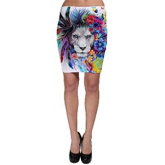 Art Drawing Poster Painting The Lion King Bodycon Skirt by Sudhe