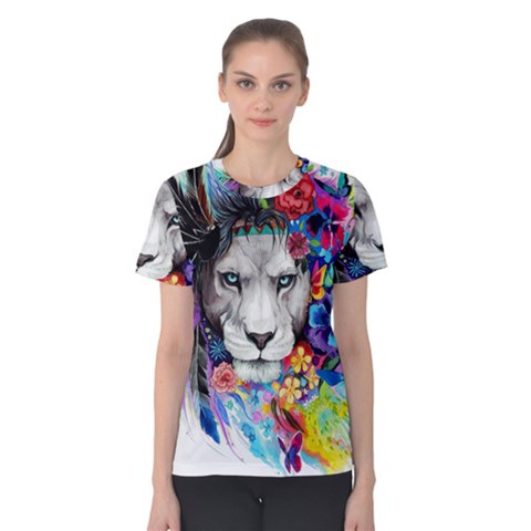 Art Drawing Poster Painting The Lion King Women s Cotton Tee by Sudhe