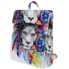 Art Drawing Poster Painting The Lion King Flap Top Backpack