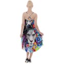 Art Drawing Poster Painting The Lion King High-Low Halter Chiffon Dress  View2