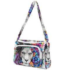 Art Drawing Poster Painting The Lion King Front Pocket Crossbody Bag