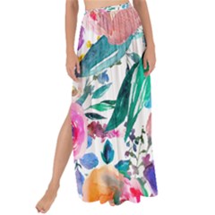 Lovely Pinky Floral Maxi Chiffon Tie-up Sarong