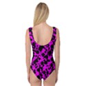 Black and Pink Leopard Style Paint Splash Funny Pattern Princess Tank Leotard  View2