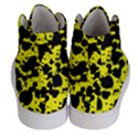 Black and Yellow Leopard Style Paint Splash Funny Pattern  Men s Hi-Top Skate Sneakers View4