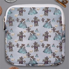 Funny Elephant, Pattern Design Mini Square Pouch