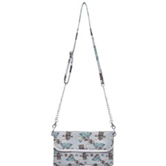 Funny Elephant, Pattern Design Mini Crossbody Handbag