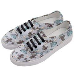 Funny Elephant, Pattern Design Women s Classic Low Top Sneakers by FantasyWorld7