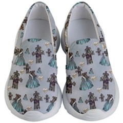 Funny Elephant, Pattern Design Kids  Lightweight Slip Ons by FantasyWorld7