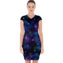 Serene Space Capsleeve Drawstring Dress  View1