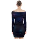 Serene Space Long Sleeve Off Shoulder Dress View2