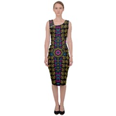 Glass Balls And Flower Sunshine Sleeveless Pencil Dress by pepitasart