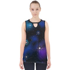 Serene Space Cut Out Tank Top