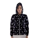 Weed Pattern Women s Hooded Windbreaker View1