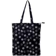 Weed Pattern Double Zip Up Tote Bag by Valentinaart