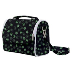 Weed Pattern Satchel Shoulder Bag