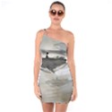 Awesome Fantasy Whale With Women In The Sky One Soulder Bodycon Dress View1