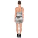 Awesome Fantasy Whale With Women In The Sky One Soulder Bodycon Dress View2