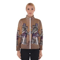 Funny Cartoon Elephant Winter Jacket