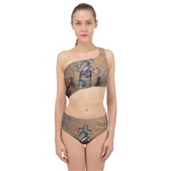 Funny Cartoon Elephant Spliced Up Two Piece Swimsuit by FantasyWorld7