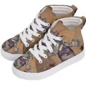 Funny Cartoon Elephant Kids  Hi-Top Skate Sneakers View2