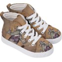 Funny Cartoon Elephant Kids  Hi-Top Skate Sneakers View3