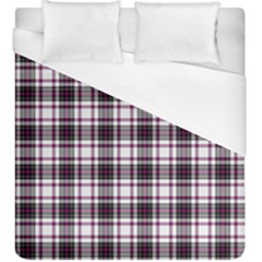 Tartan Pattern Duvet Cover (king Size)