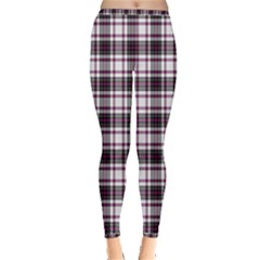 Tartan Pattern Inside Out Leggings by Pakrebo