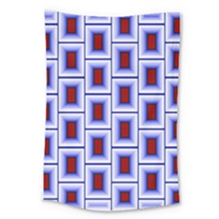 Abstract Square Illustrations Background Large Tapestry