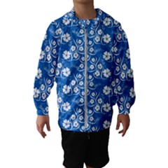 Background Blue Colors Kids  Hooded Windbreaker